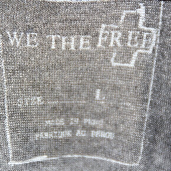 We the Free FP Women's Wildfire Pocket Tee Size L Gray with pocket - Picture 10 of 10